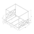 thumbnail image 3 of DHP Rosedale Metal Canopy Queen Bed, 3 of 9