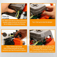 thumbnail image 5 of PRIJESSE 72CC Gas Powered 2-Stroke Earth Auger Post Hole Digger with 3", 5", 8" Bits +2 x 24" Rods, 5 of 7
