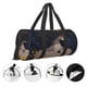 thumbnail image 3 of Balery Elegant Lady With Hat Bolsa de Gimnasio para Mujeres y Hombres, Bolsa de Viaje Impermeable, Bolsa de Fin de Semana con Compartimento para Zapatos y Bolsillo Húmedo, 3 of 6