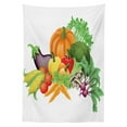 thumbnail image 3 of Ambesonne Harvest Tablecloth Rectangular Table Cover, Cartoon Harvest Yield, 52"x70", Multicolor, 3 of 4