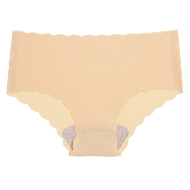 TrowBridge bragas sin costuras para mujer, ropa interior de satén de seda suave, borde ondulado, calzoncillos acogedores, lencería respetuosa con la piel, calzoncillos deportivos sexys