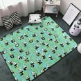 thumbnail image 3 of Shaggy Area Rug, Alphabet And Panda Rugs for Living Room Bedroom Non Slip Door Mat Indoor Carpet Machine Washable Nursery Home Decor Floor Mats for Entryway 60x39in, 3 of 5