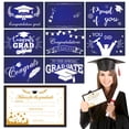 thumbnail image 2 of Graduation Advice Cards 2025 Pack Of 8 | Black And Gold Advice For The Graduate Cards 2025 | Black And Gold Graduation Decorations 2025 | Grad Decorations, 2 of 6