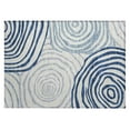 thumbnail image 2 of Addison Rugs Chantille Indoor/Outdoor Transitional Swirls Blue Washable Rectangle Rug, 1'8" x 2'6", 2 of 6