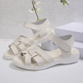 thumbnail image 5 of hopeusnice Women's Sandal Plus Size Available Thick Sole Comfortable Wear Fashionable Design For Various Foot Sizes White 40, 5 of 9