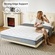 Babyqueen Queen Mattress 10 inch Cooling Gel Memory Foam Mattress in a Box, Edge Support & Motion Isolation, Certipur-US Certified