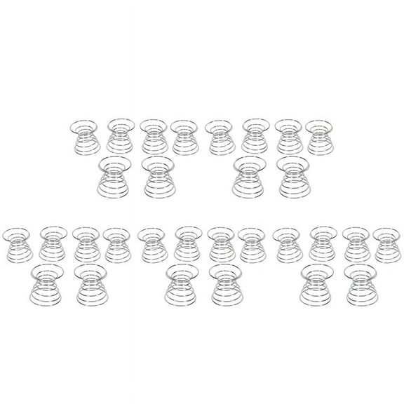 30 Pieces Air Plant Stand Airplant Container Tillandsia Holder Stainless Steel Plant Display Racks Air Base