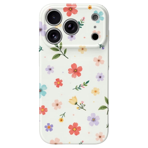 SKLYDDI Funda para iPhone 15 Pro Max con Diseño Floral Estilo Primavera