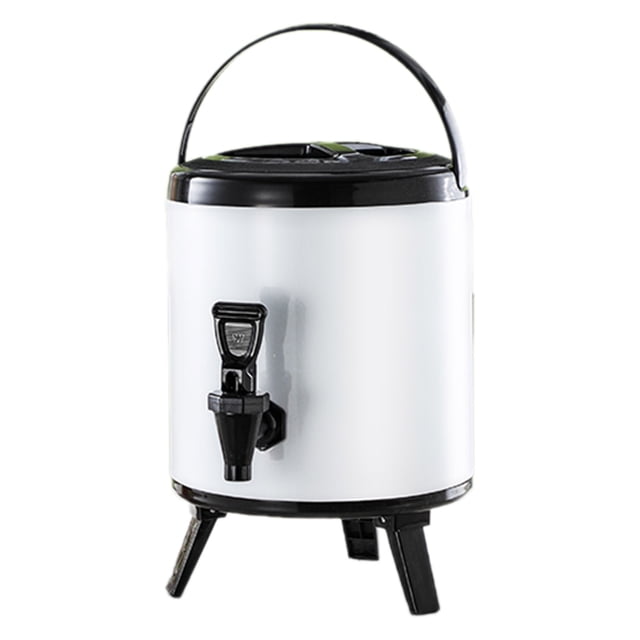 Storage Containers Storage Solution for Outdoor Use Insulated Beverage Dispenser 6 Liter with Leak Proof Spigot and Handles for Hot Cold Drinks Stainless Steel Server for Coffee Tea