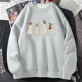 thumbnail image 1 of Sudadera con capucha de Halloween para mujer, ropa de calle con cuello redondo, Jersey informal, Retro, fantasma, temporada escalofriante, 1 of 3
