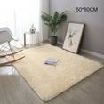 thumbnail image 2 of Washable Fluffy Area Rug Rectangular Anti-Slip Artificial Soft Plush Shag Carpet Home Bedroom Living Room Fluffy Rectangular Anti-Slip Artificial Soft Washable Fluffy Rectangular  Light P, 2 of 8