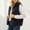 A01Black, variant on Xdegoge Womens Sherpa Fleece Vest Casual Fuzzy Sleeveless Full Zip Up Stand Collar Warm Fall Winter Jacket Cozy Outerwear with Pockets