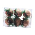 thumbnail image 3 of segolike Christmas Balls Hanging Decorations Delicate Crafts DIY Xmas Decor Christmas for D, 3 of 9