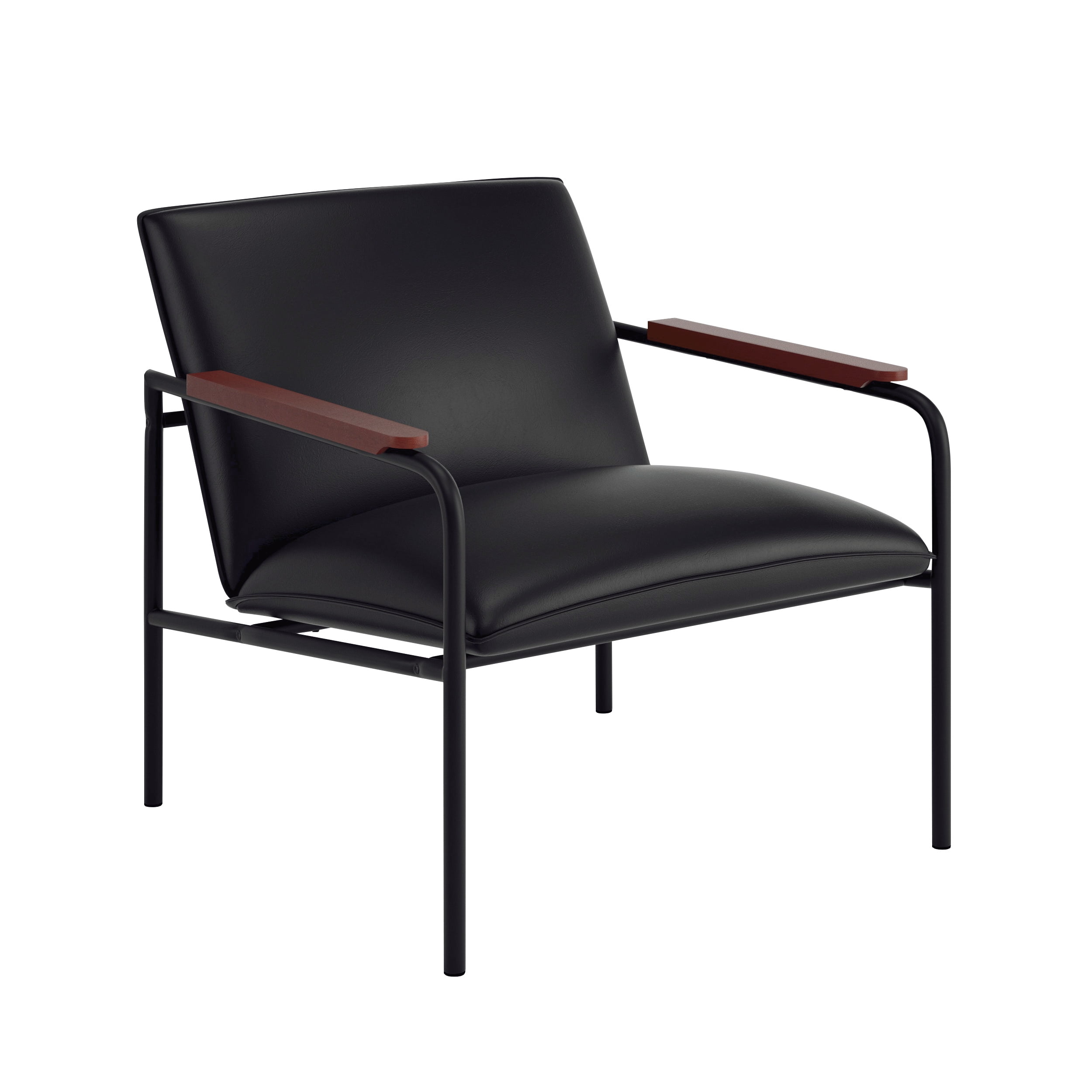 Sauder Boulevard Cafe Lounge Chair Camel Walmart