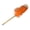 Orange, variant on Dujiujun Copper Feather Quill Pen Smooth Writing Durable Elegant Design Breakage-resistant Christmas Gift Wedding Signature Pen