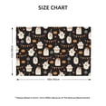 thumbnail image 2 of Placemats Set of 4 / 6, cute cartoon ghost halloween Placemats for Dining Table Indoor/Outdoors Heat Resistant Washable Placemats 18" x 12", 2 of 8
