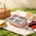 thumbnail image 3 of Stainless Steel Bento Box Lunch Container with Lid, 3 Separate Compartment, BPA-free Drop-proof Food Grade Dishwasher Safe Reusable Container for Meal Prep Home Travel Office Adults, 3 of 6