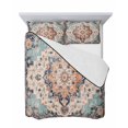 thumbnail image 7 of Orange Blue Twin Size Down Alternative Comforter,Lightweight Comforter Quilt Bedding Set with Pillow Shams Boho Geometric Middle Century Abstract Western Bed Comforter Duvet Insert 68"x86", 7 of 7