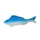 thumbnail image 1 of Estatua de pez de madera, figura decorativa, obra de arte, adorno de mesa coleccionable Azul oscuro, 1 of 9