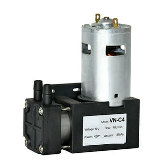 1/6HP Oilless Diaphragm Vacuum Pump - 20-23L/min Oil-Free Industrial Suction Pump For Food Packaging & Labs