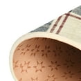thumbnail image 6 of Multi Color Lines Soft Polyester Area Rug 60''x39'', Non Slip, Memory Foam, Water Absorbent, 6 of 7