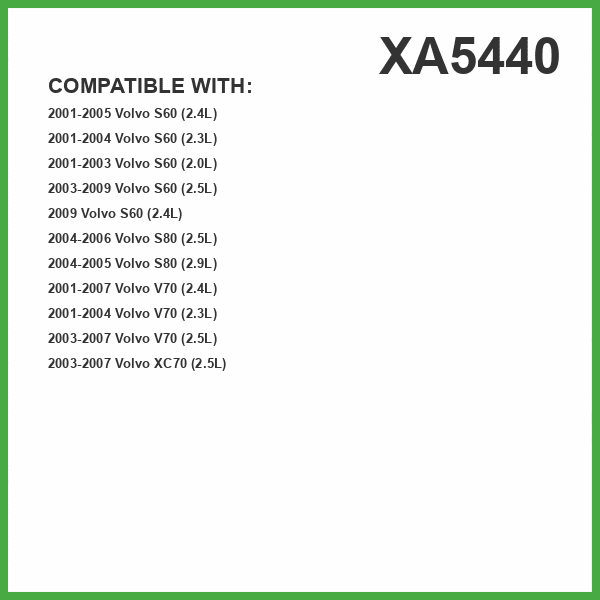 ECOGARD XA5440 Premium Engine Air Filter Fits 2003-2009 Volvo S60, 2003-2007 XC70, 2001-2007 V70, 2004-2006 S80