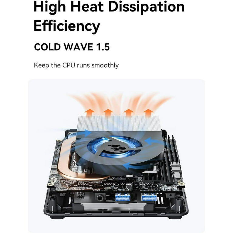 MINISFORUM UN1250 Mini PC Core i5-1250P Processor 32GB RAM 512GB