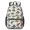 Dinosaur and Text, variant on Dinosaur and Volcano White Pattern 17" School Backpacks for Teens,Waterproof Oxford Fabric,S-Shape Padded Straps for School,Travel,Hiking,Camping