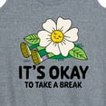 thumbnail image 3 of Instant Message - It's Okay To Take A Break - Women's Racerback Tank Top, 3 of 6