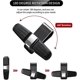 thumbnail image 4 of Glasses Holders for Car Sun Visor, Rotatable Car Eyeglasses Sunglasses Hanger Mount with Ticket Card Clip (Silver2), 4 of 4
