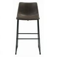 thumbnail image 2 of Coaster Tabourets de Bar en Simili Cuir Sans Bras en Marron, 2 of 9
