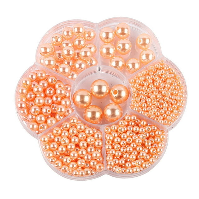 Xingzhi 1/2/3/5 1150pcs Beads For Making Easy To Thread Wide Application Not Easy To Fade orange 1 Pc