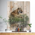 thumbnail image 2 of Design Art - Tigre Relaxant, 2 of 5