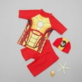 thumbnail image 1 of Children's 3-piece Swimming Cap Short Swimsuit Swimming, 1 of 7