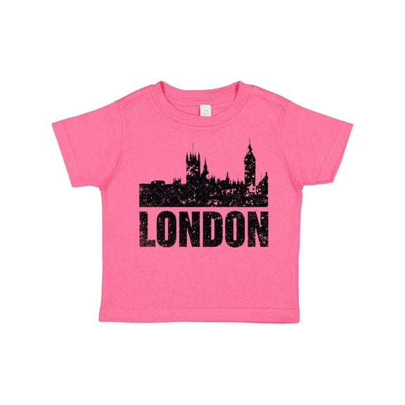 Inktastic London England City Skyline with Grunge Boys or Girls Toddler T-Shirt