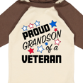 thumbnail image 4 of Inktastic Proud Grandson of a Veteran Veterans Day Boys Long Sleeve Baby Bodysuit, 4 of 5