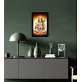 thumbnail image 5 of IBA Indianbeautifulart Lord Hanuman Picture Frame Religious Poster Black Wall Frame Deity Photo Frame Wall Decor&nbsp;For Home/ Office/ Temple-12 x 18 Inches, 5 of 7