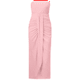 thumbnail image 2 of Vestido de Cintura Alta con Hombros Descubiertos, Color Rosa L, 2 of 10