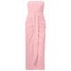 thumbnail image 2 of Vestido de Cintura Alta con Hombros Descubiertos, Color Rosa L, 2 of 10