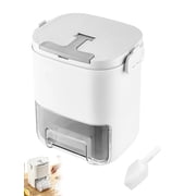 Mozhitti Ice Maker With Lid 52 Ice Mini Type Ice Maker For Freezer Space Saving Small Ice Bucket With Tongs For DIY Whiskey Cocktail Coffee Beverages