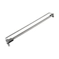 thumbnail image 3 of Mosiee Double Sliding Bars Pull Out Clothes Hanger Rail Extending Rack Storage Holder Organizer Maximizing Storage Space, 3 of 9