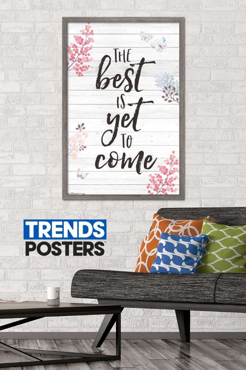 The Best Wall Poster, 22.375" x 34", Framed