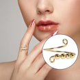 thumbnail image 4 of de Cobre Moldeado, Giratorio de Apertura Ajustable, de para El Estrés Y El Aburrimiento - dorado Fernando Joyería de anillo ajustable, 4 of 8