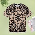 thumbnail image 5 of Paisley T Shirts Basic T-Shirt Short Sleeve Ladies Tee Shirt Summer Graphic Clothing, 5 of 5