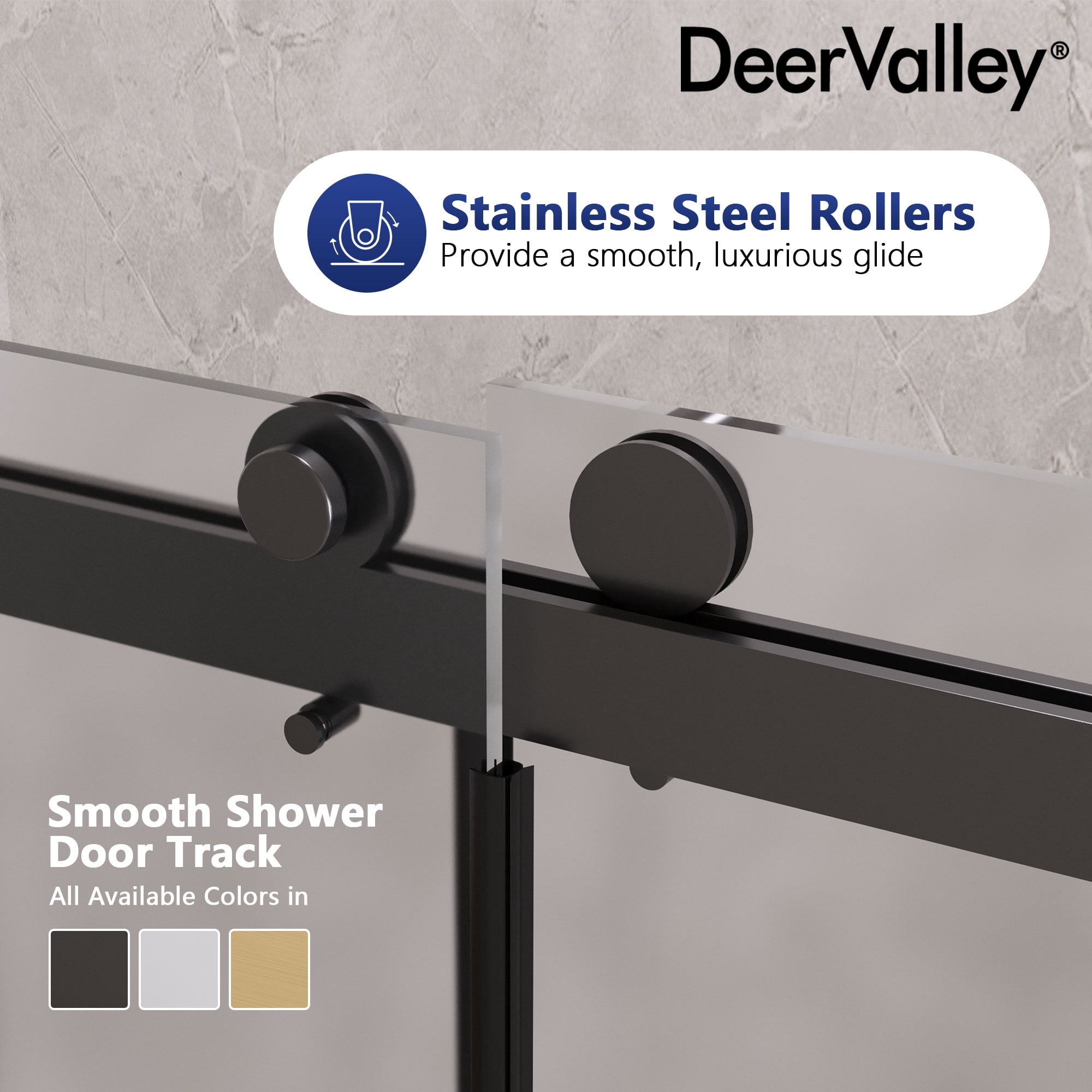 57-59 in. W x 59 in. H Double Sliding Frameless Bathtub Door in Matte Black with 3/8 in. (10 mm) Frosted Glass