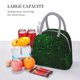 thumbnail image 5 of Easygdp Green Sparkling Bolsa de Almuerzo Insulada Grande, Forro de Aluminio, Diseño Espacioso, a Prueba de Fugas, Ideal para Trabajo, Picnics, Viajes y Actividades al Aire Libre, 5 of 6