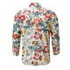 thumbnail image 1 of Camisas Para Hombre Camisa de primavera y verano para hombre, tops de manga larga, camisa con estampado de colores florales, camisa de oficina con botones para la playa, Top (Yellow, XXL), 1 of 5