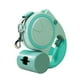 thumbnail image 1 of Correa retráctil para perros con linterna LED, correa larga antienredos de 360° con dispensador de bolsas para excrementos (verde), 1 of 7