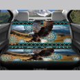 thumbnail image 4 of Qpednta Aztec Eagle Car Seat Covers Full Set Automotive Seat Covers Accessories Breathable Front Car Seat Cover Pack of 4 Car Seat Protector Cushion Pad Mat Easy to Install, 4 of 7