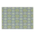thumbnail image 1 of Grey and Yellow Cutting Board, Pale Grey Backdrop with Inspired Flowers Ivy Image, Decorative Tempered Glass Cutting and Serving Board, Small Size, Mustard Yellow and White, by Ambesonne, 1 of 1